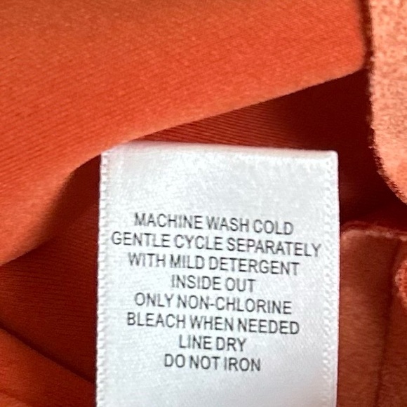 Marc New York Oversized Faux Suede Salmon Tan Women Coat Jacket Pockets Size M - Picture 12 of 13